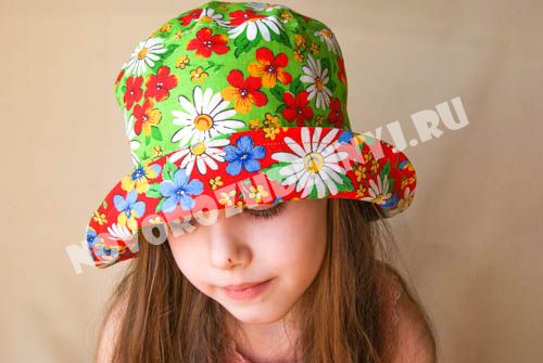 Панамки для девочки сшить